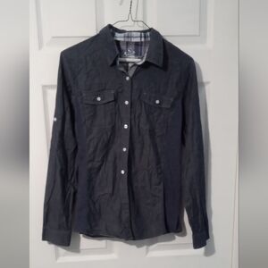 Kuhl Dark Gray Button-Down Shirt